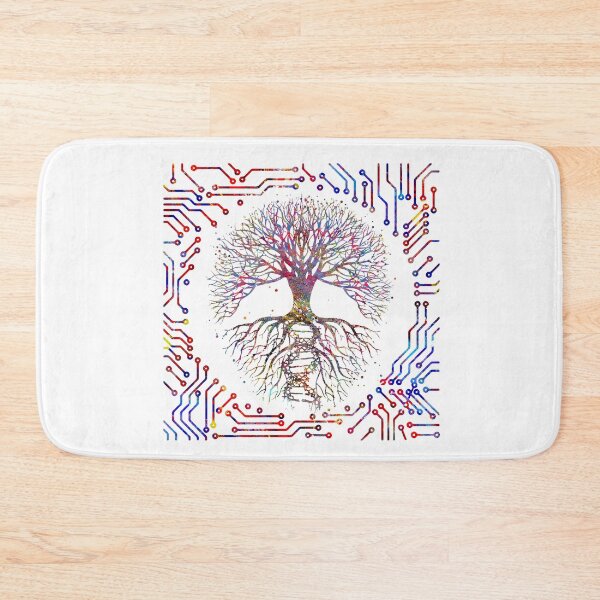 Item preview, Tree of life with the roots of DNA designed and sold by Rosaliartbook.