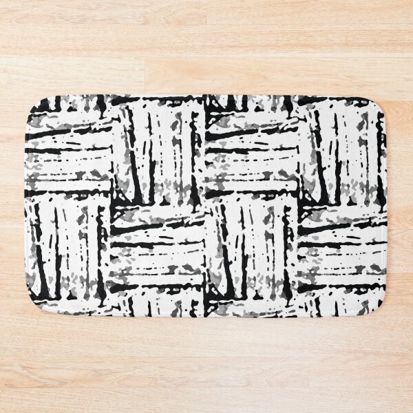 Item preview, White Abstract Splatter Tile designed and sold by ZENDYtechSTYLE.