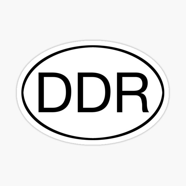 Ddr Stickers for Sale