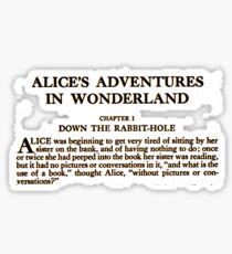 Alice In Wonderland Sticker
