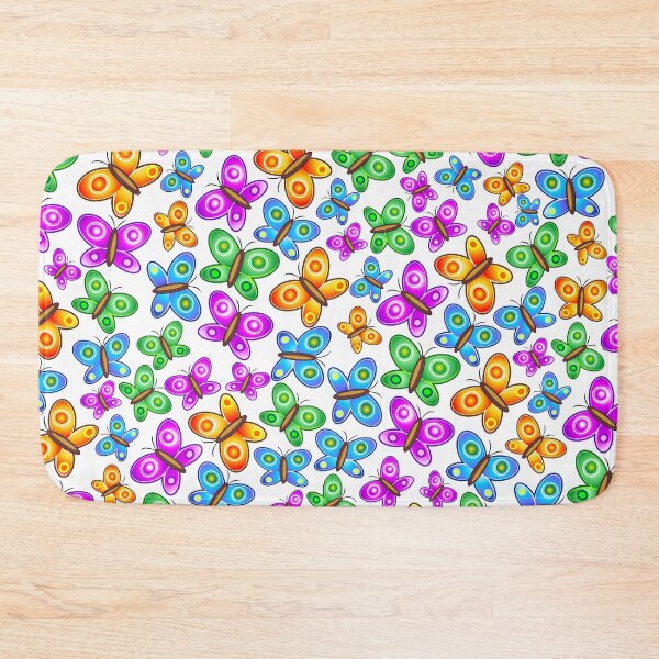 Item preview, Butterflies Colorful Pop Art Pattern designed and sold by BluedarkArt.