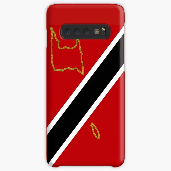 Trinidad and Tobago Flag with Map of Trinidad and Tobago Samsung Galaxy Snap Case