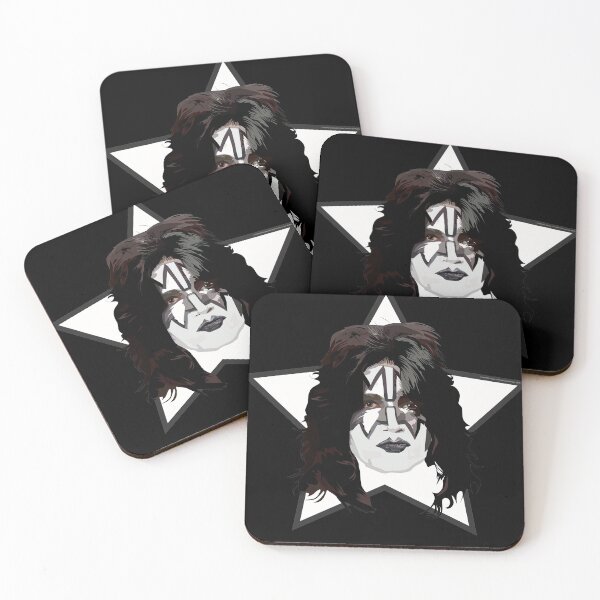 KISS - The Starchild - Rock Star Tee Coasters (Set of 4)