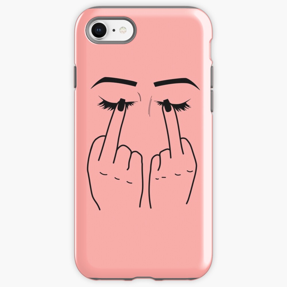 Middle Finger/Eyes iPhone Case & Cover