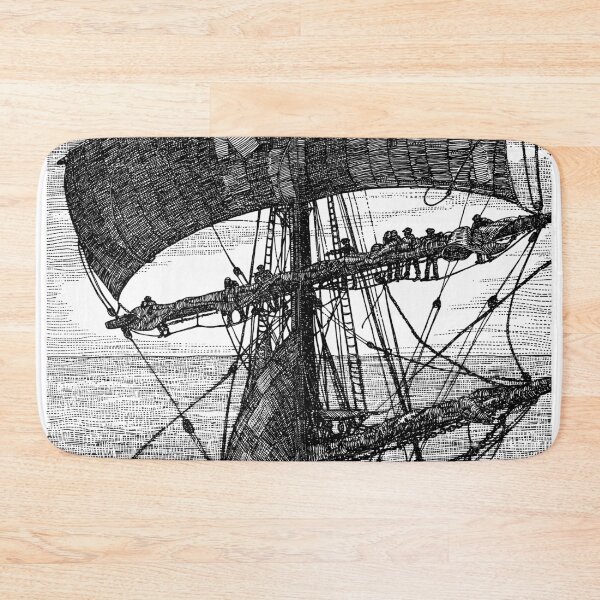 Item preview, Square Rigged - endpapers designed and sold by Hedrin.