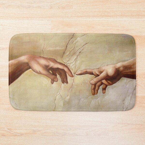 Item preview, Michelangelo "Creation of Adam" (detail) 1508–1512 designed and sold by Alexandra Dahl.