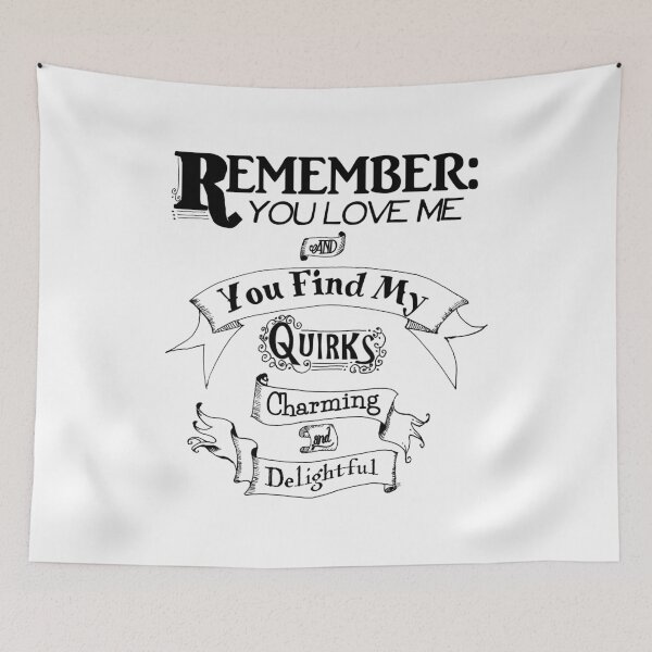 Item preview, An Important Reminder in Black Text for use on light fabric designed and sold by Amy-Elyse Neer.