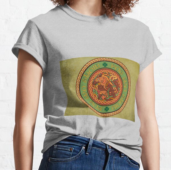 Póg mo thóin/kiss my ass donkey and Celtic Knot Classic T-Shirt