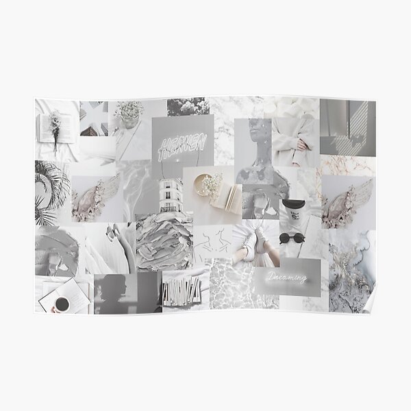 Grey Aesthetic Wall Art Redbubble