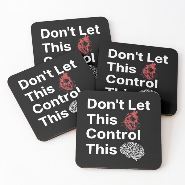 Item preview, Don't Let Heart Control Mind designed and sold by razvigod.