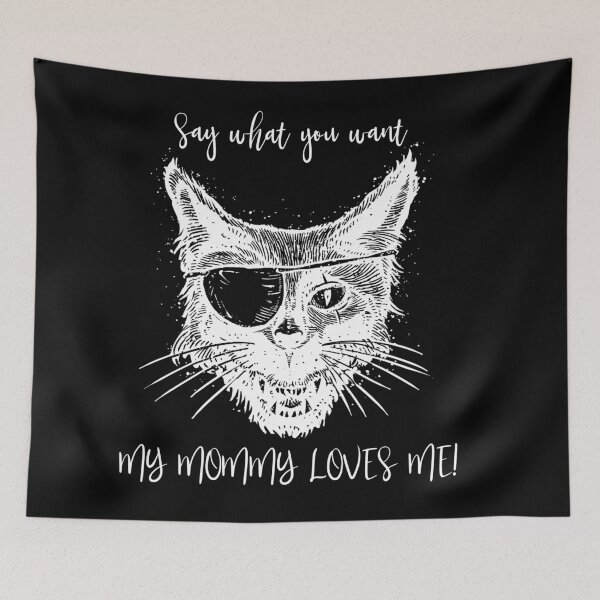 Item preview, Mommy Loves Me White on Dark designed and sold by RuthFurtado.