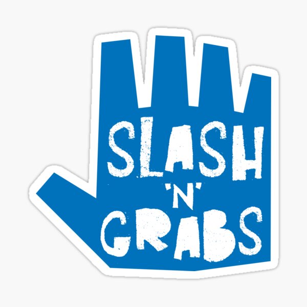 Slash 'n' Grab Sticker
