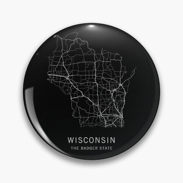 Item preview, Wisconsin State Road Map designed and sold by clarkstpress.