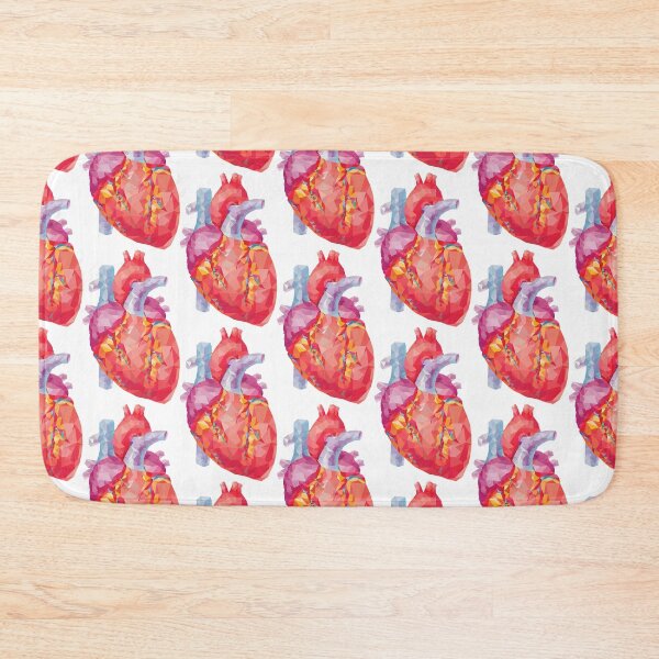 Item preview, polygonal human heart illustration designed and sold by zizimentos.