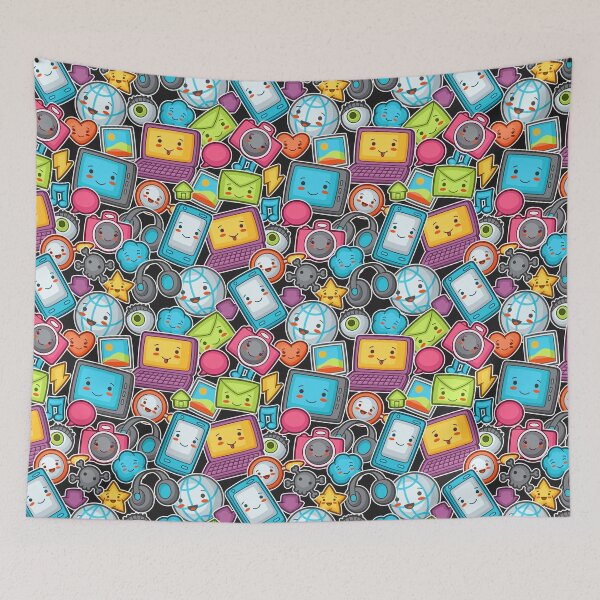 Item preview, Electronic New Gen Media Pattern designed and sold by shennit.
