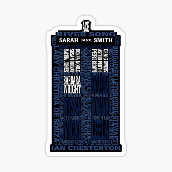 Who's Your Companion - Stickers Only Sticker