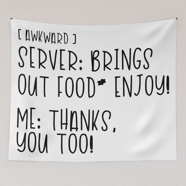 Item preview, Awkward - Thanks, You Too! designed and sold by TswizzleEG.