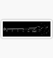 Fus Ro Dah dark sticker Sticker