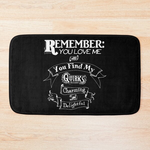Item preview, An Important Reminder in White Text for use on Dark fabric designed and sold by Amy-Elyse Neer.