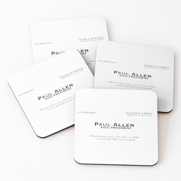 Aperçu de l'œuvre Carte de visite Paul Allen créée et vendue par richwear.