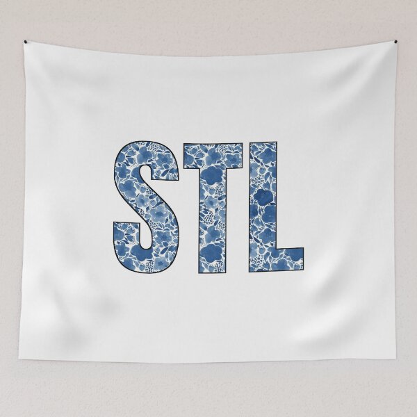 Item preview, Blue Floral STL  designed and sold by annxva.