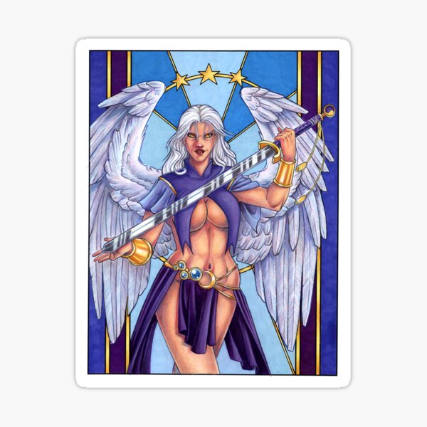 Sword Dancer Angel Sticker