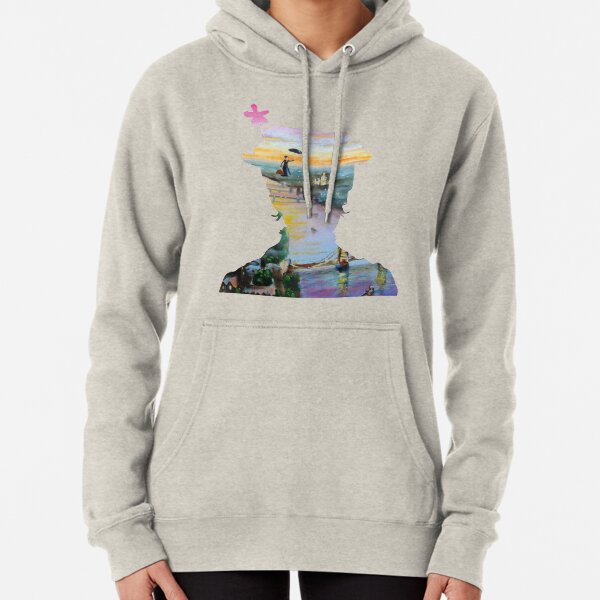 Mary Poppins flying above London Pullover Hoodie
