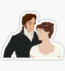 Mr. Darcy and Elizabeth Sticker