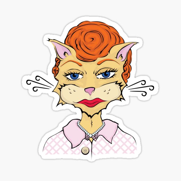 Lucy Cat Sticker Lucy Cat Sticker