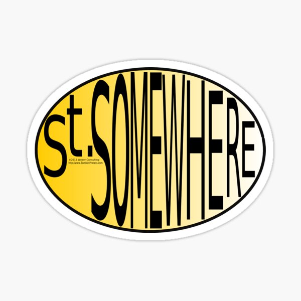 St. Somewhere Sticker