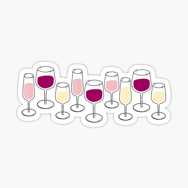 Wine Time Sticker