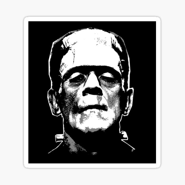 Frankenstein Sticker Sticker