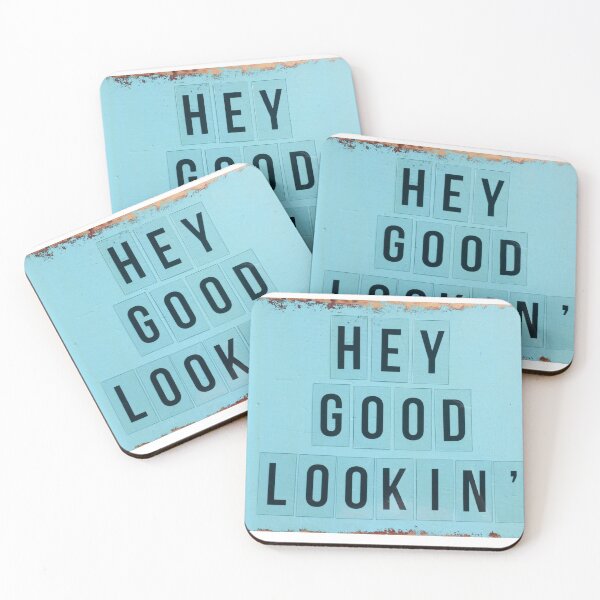 Item preview, Hey Good Lookin' Words on Wood designed and sold by RachelAlbang.