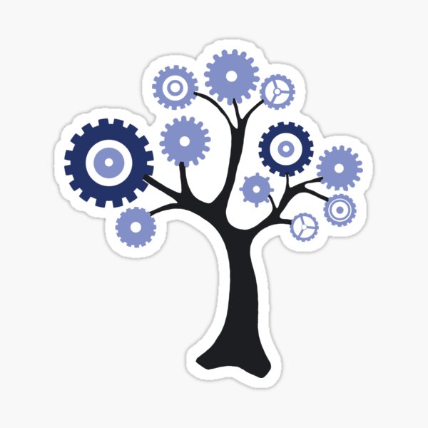 Gear Tree Sticker