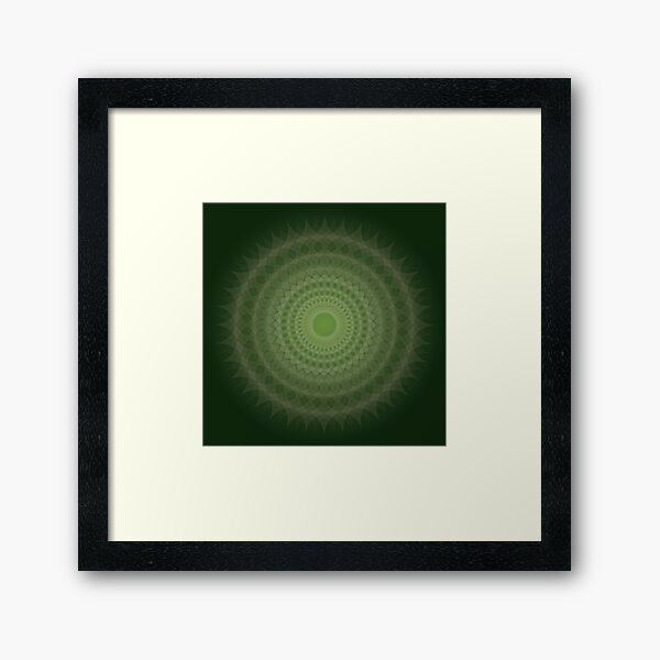 Jade Blossom Framed Art Print