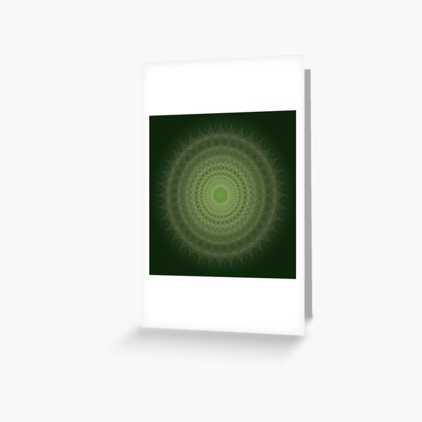 Jade Blossom Greeting Card