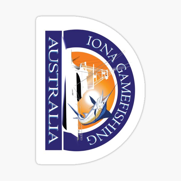 Boat Stickers - Iona Game Fishing Sticker