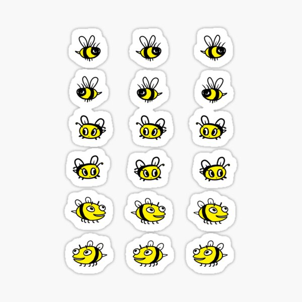 bees Sticker