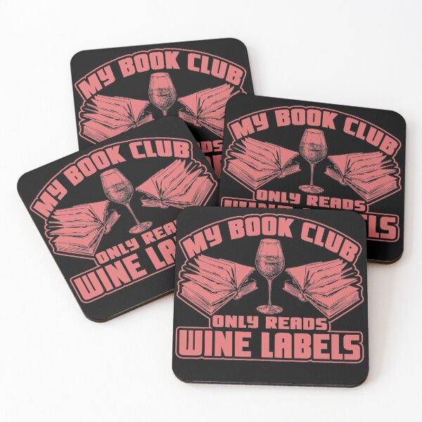Item preview, My Book Club Only Reads Wine Labels designed and sold by Christopher Taylor.