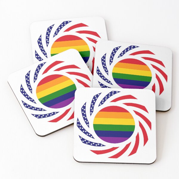 Item preview, Rainbow Murican Patriot Flag Series designed and sold by Carbon-Fibre Media.