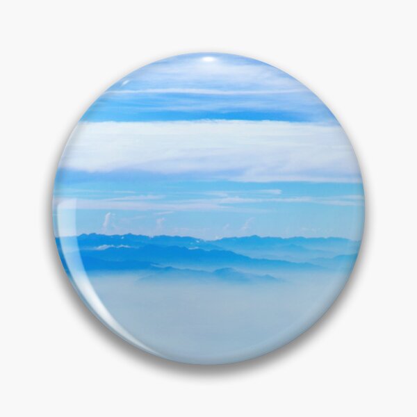 Item preview, Blue And White Heavenly Snow Mountains And Clouds Taichung Taiwan designed and sold by KateLCardsNMore.