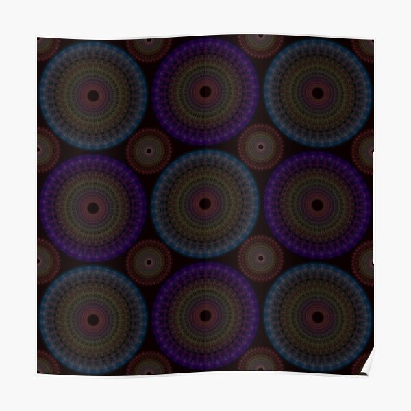 Rainbow Blossom Poster