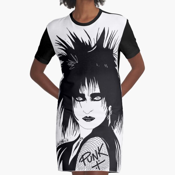 BLACK SIOUXSIE VINTAGE PRINT T-SHIRT FESTIVAL PUNK 1977 GOTH RETRO SIOUX SOUXSIE