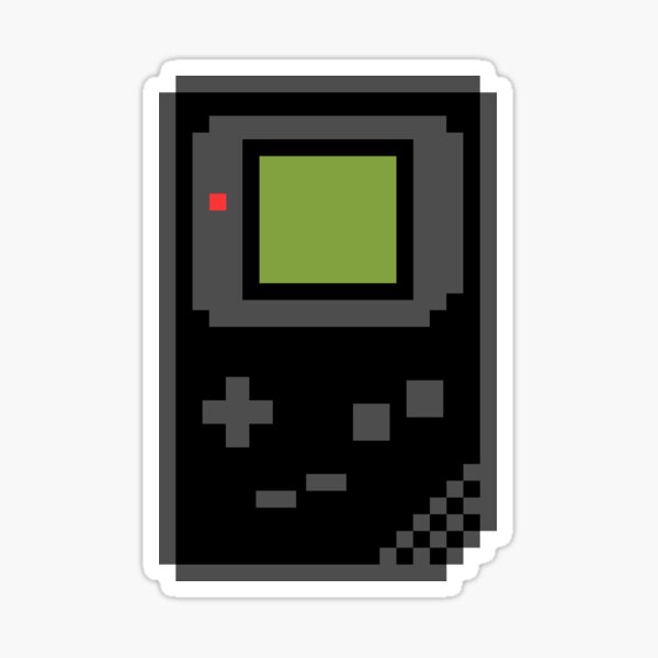 Item preview, 8 bit Gameboy Classic Black designed and sold by PlatinumBastard.