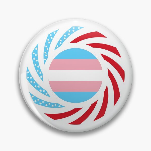 Item preview, Rainbow Murican Patriot Flag Series (Blue, Pink & White) designed and sold by Carbon-Fibre Media.