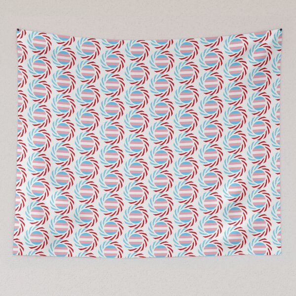 Item preview, Rainbow Murican Patriot Flag Series (Blue, Pink & White) designed and sold by Carbon-Fibre Media.