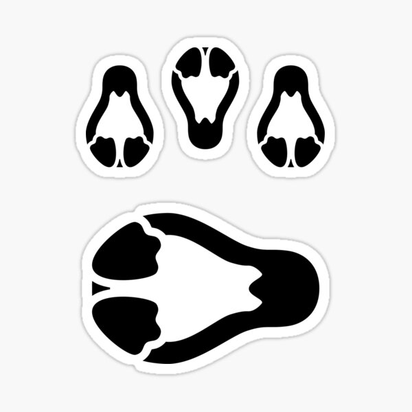 Stycil Tux Stickers (black, assorted sizes) Sticker