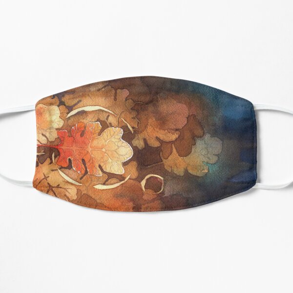 Watercolor Oak and Memory, Tree, Water, Nature Small Mask