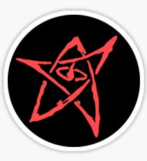 Elder Sign (Circular with Dark Background) Sticker