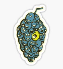 Grape Character Sticker